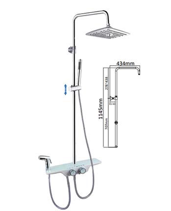 SB20301310CP<br/>可调节淋浴系统