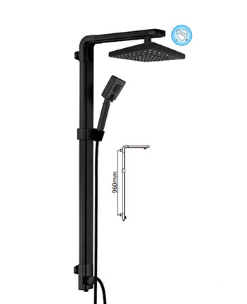 SB22003340BK<br/>L型滑动条组件花洒